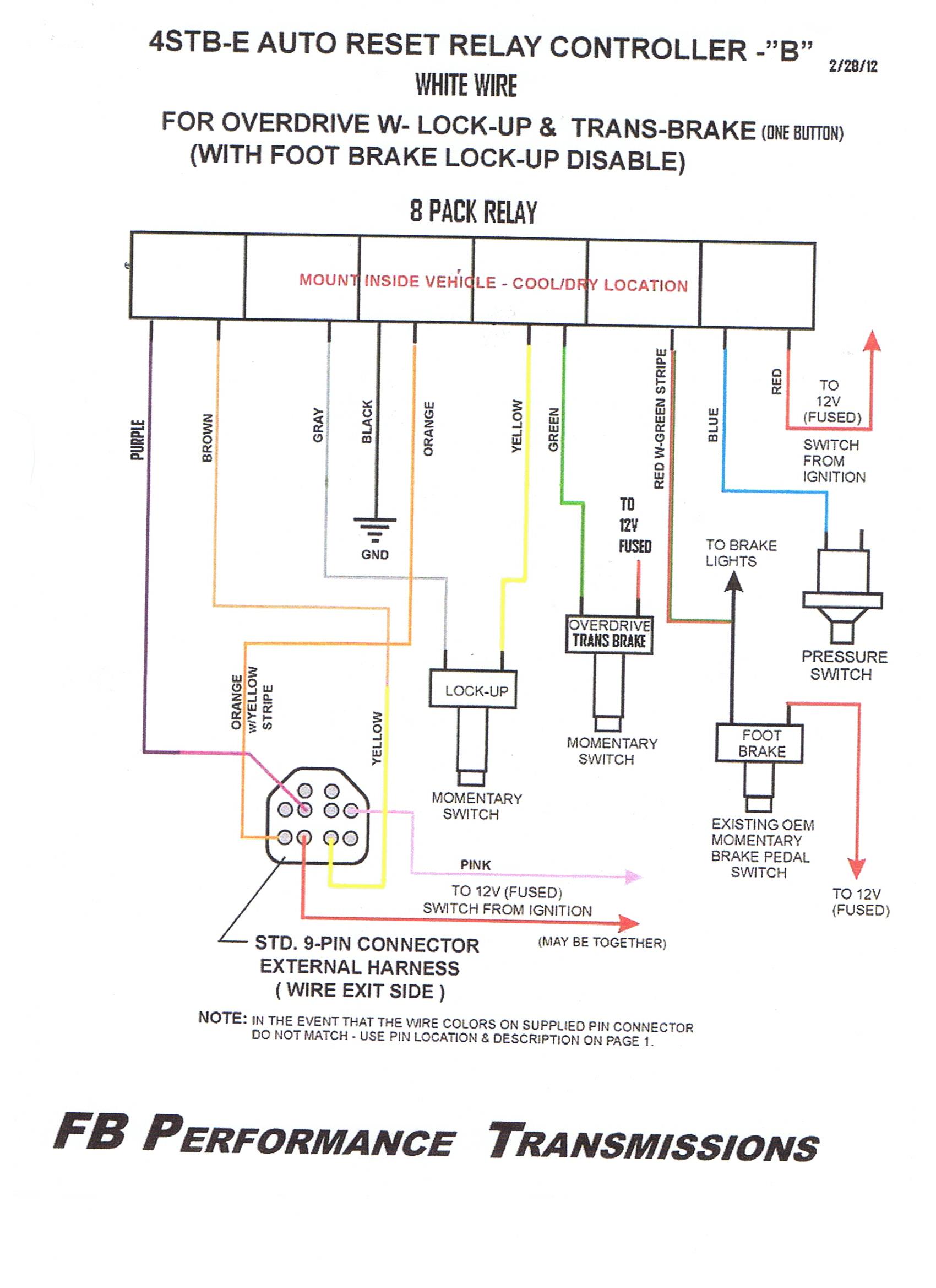 48re Transmission Wiring Harness 